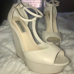 Steve Madden Worther Wedges (Leather Upper)